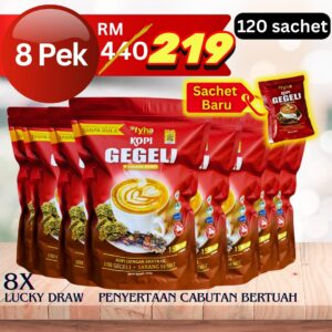 8 PACK KOPI GEGELI