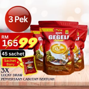 3 PACK KOPI GEGELI